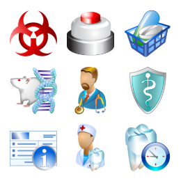Medical Vista Icons Set