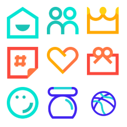 Miscellaneous Function  Icons Set