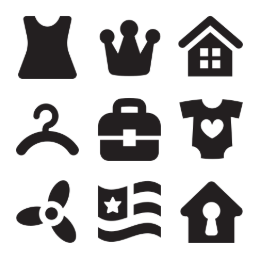 Miscellaneous Home Items Icons Set