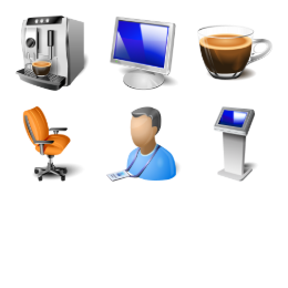 Office Space Icons Set