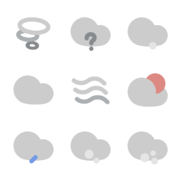 Original Weather Symbols Icons Set