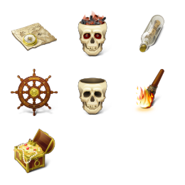Pirates Icons Set
