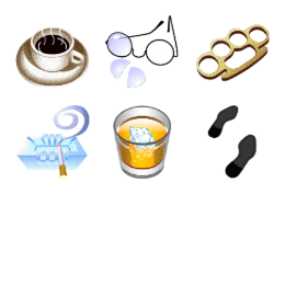 Private Eye Act 2 Icons Set