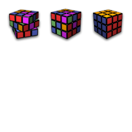 Rubiks Cube Icons Set