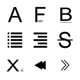 Text Formatting  Icons Set