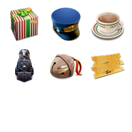 The Polar Express Icons Set