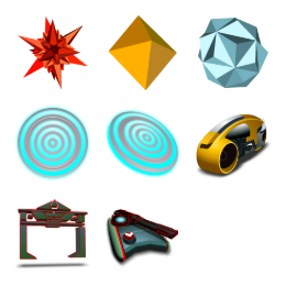TRON Icons Set