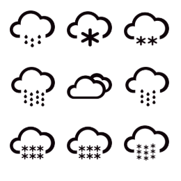 Weather Conditions Icons Set Icons Set