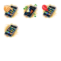 iPhone Sketch Icons Set