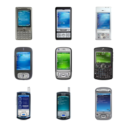 Mobile Device Icons Set