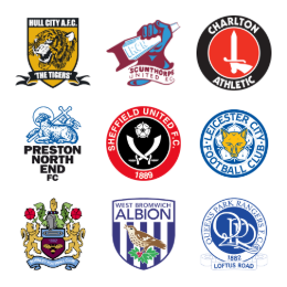 Football League Championship Icons Set