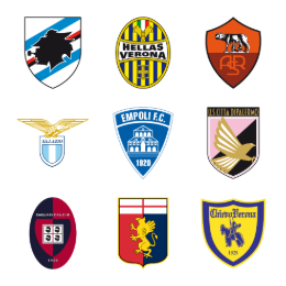 Italian Football Club Icons Set
