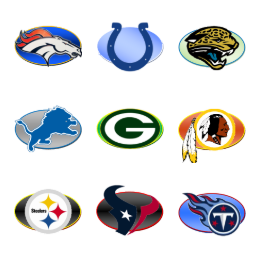 NFL Teams Icons Set