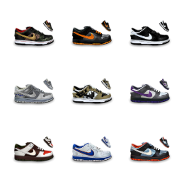 Nike Dunk Icons Set