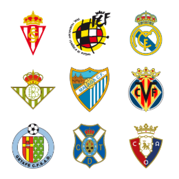 Spanish Football Club Icons Set