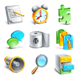 Blogging Icons Set