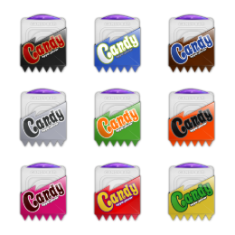 Candybar Colors Icons Set