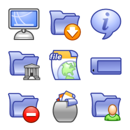 Clipper System Icons Set