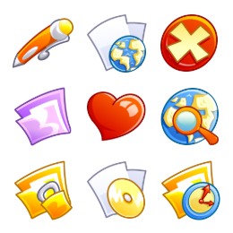Comic 3 Icons Icons Set