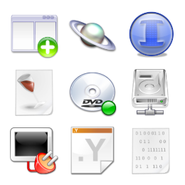 Crystal Clear Icons Set