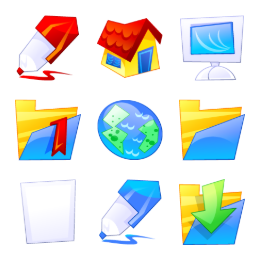 Cubist Icons Icons Set