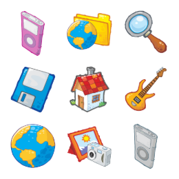 Desktoon Icons Set