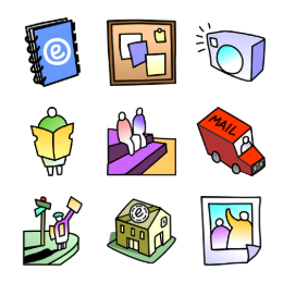 eWorld X eWorlders Icons Set