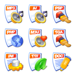 iCandy Junior File Types Icons Set