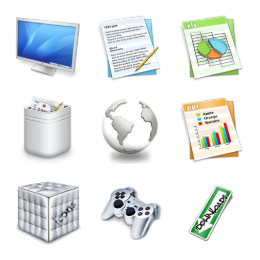 Layered System Icons Set