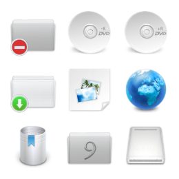 Milkanodised Icons Set
