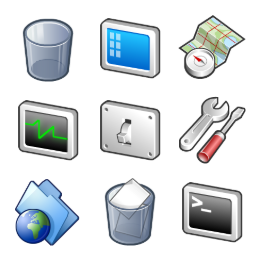 Rubber Icons Set