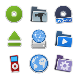 Sticker System Icons Set