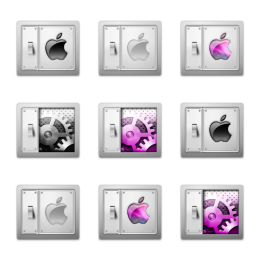 System Preferences Variations Icons Set