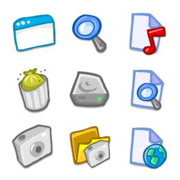 Toon System Icons Set