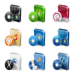 Vista disc Icons Set