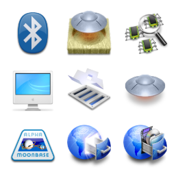 World of Aqua 5 Icons Set