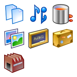Xpressionism Every Day Icons Set