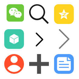 Automotive and Application  Icons Set