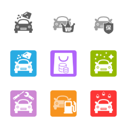 Automotive Service  Icons Set