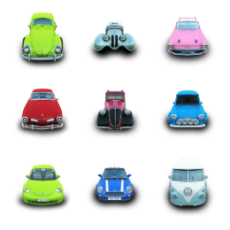 Cars Icons Set