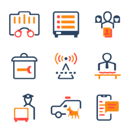 Multifunctional Icons Set Icons Set