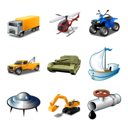 Transport Icons Set