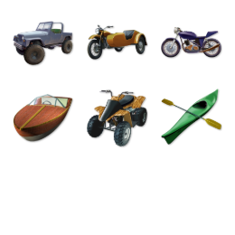 Vehicules Icons Set